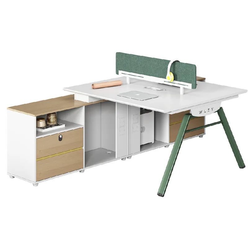 Office Furniture Plan - 4 Person Office Desk and Chair