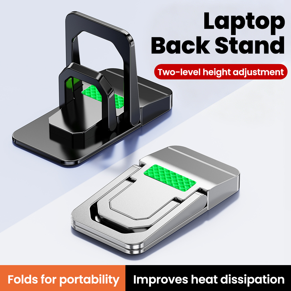 Adjustable Laptop Table - 2PCS Foldable Invisible Computer Stand Notebook