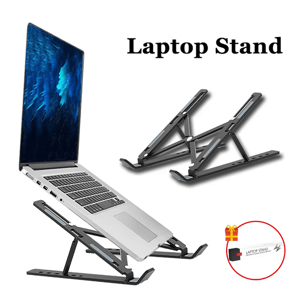 Adjustable Laptop Table - Laptop Stand Portable Foldable Notebook Bracket