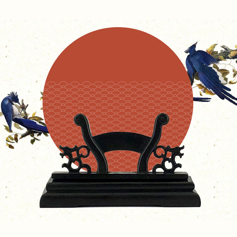Office Furniture Installation - Vintage Art Style Folding Fan Stand