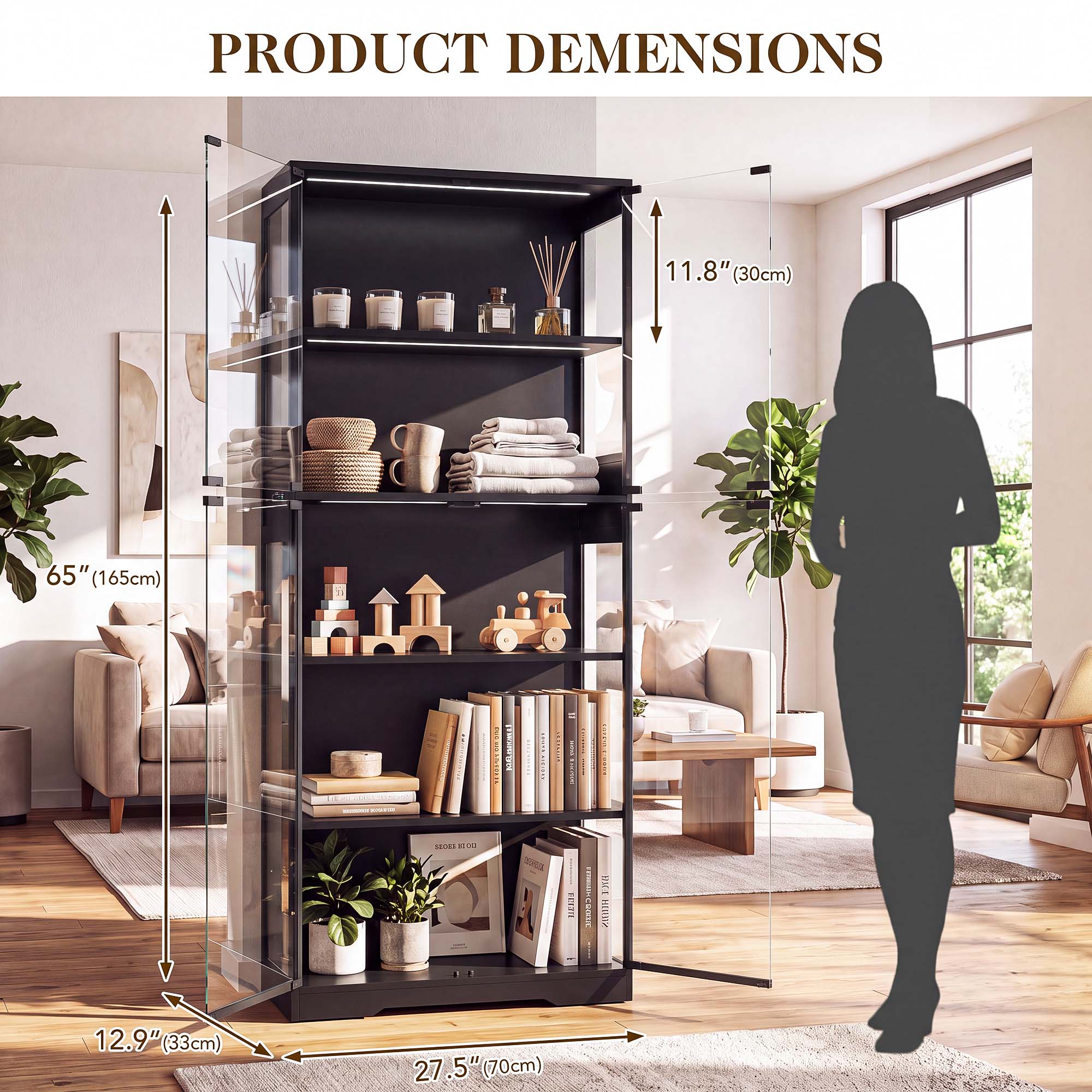 TCGBKAF 5‑Tier Display Cabinet - огляд і ціна Office Furniture Plan