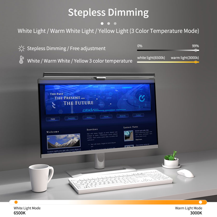 50cm LED Monitor Light Bar Scr - огляд і ціна Office Furniture Installation