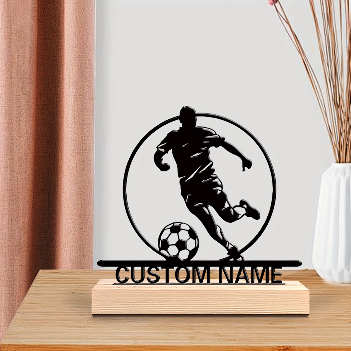 Custom Soccer Player Metal Sta - огляд і ціна Office Furniture Installation