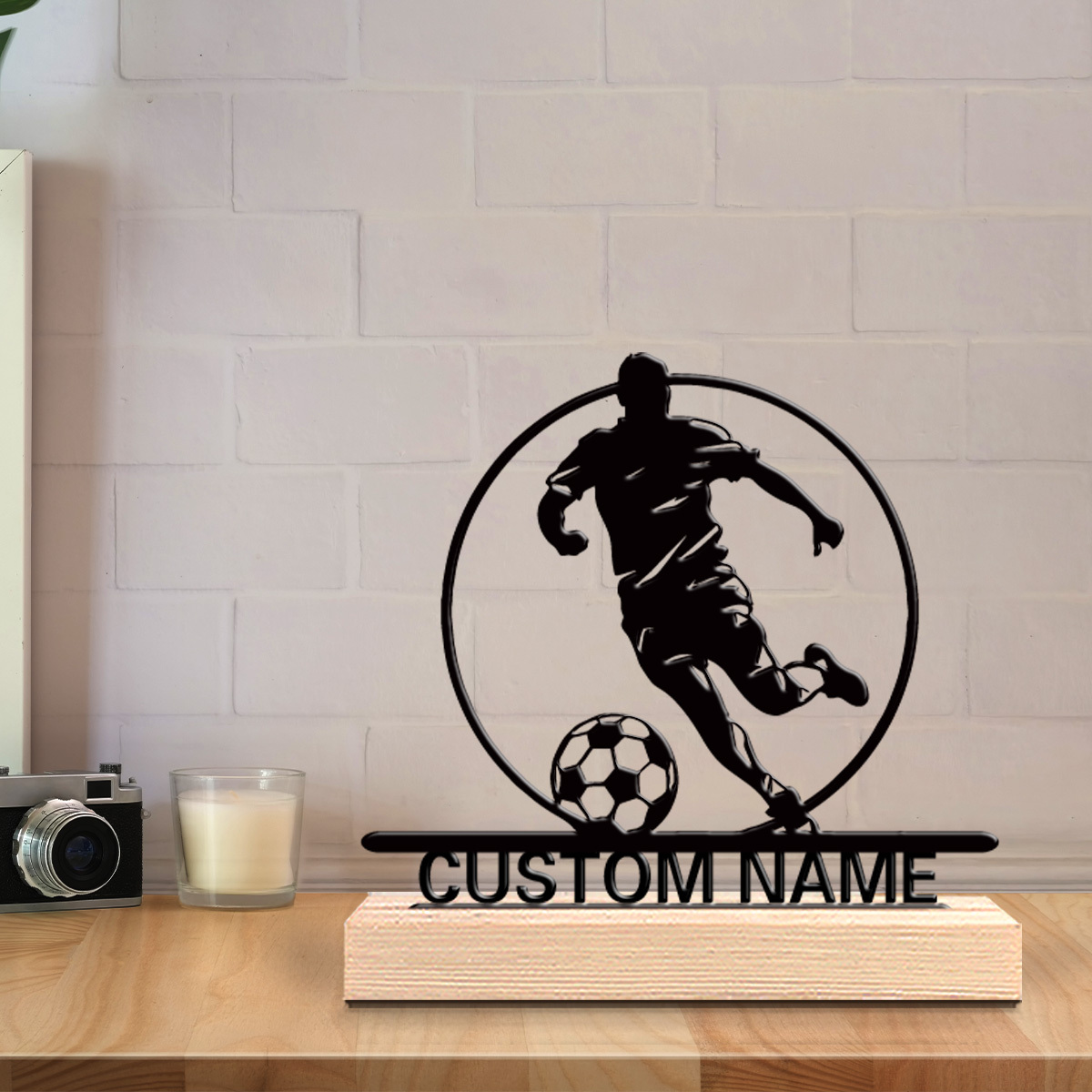 Custom Soccer Player Metal Sta - огляд і ціна Office Furniture Installation