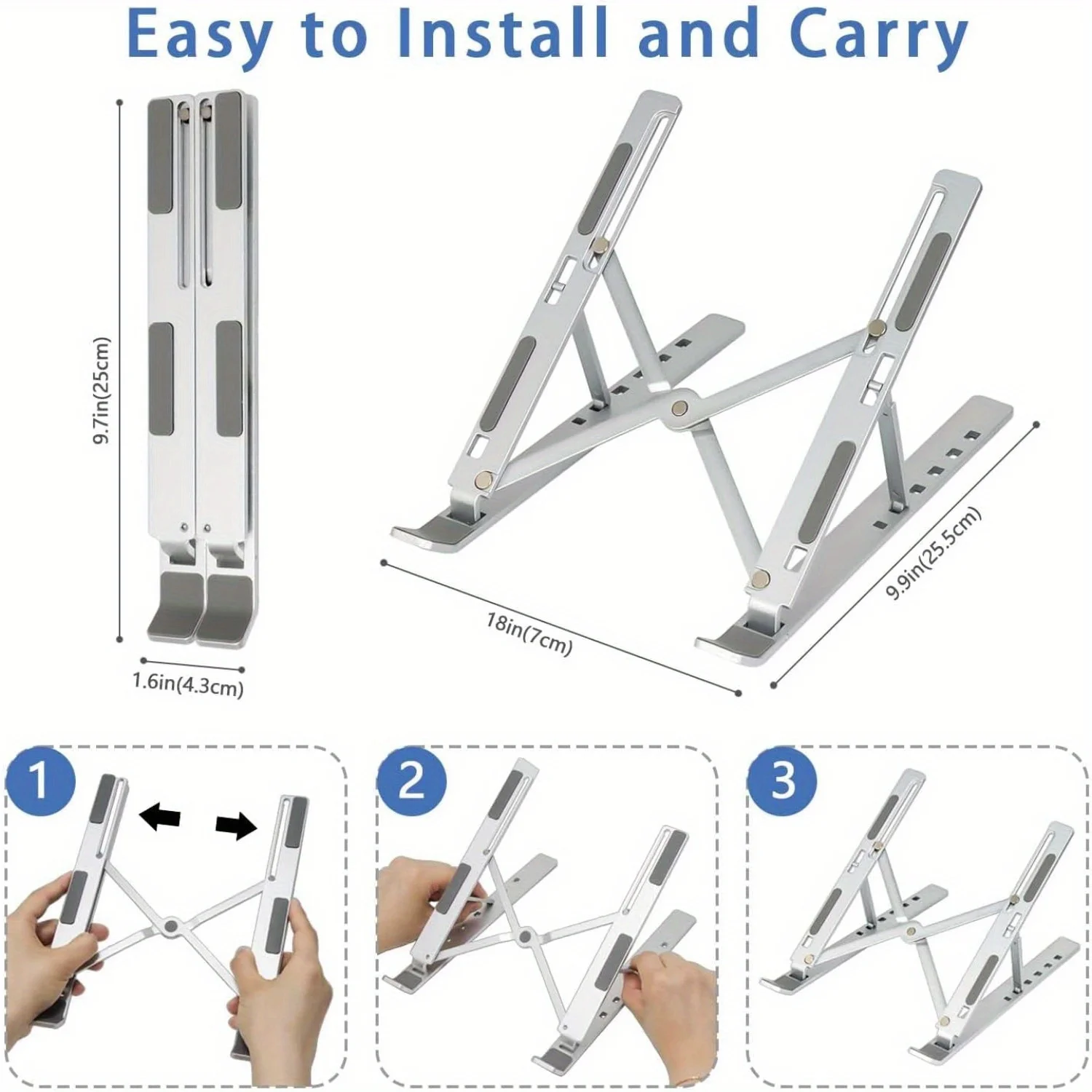 Adjustable Aluminum Laptop Sta - огляд і ціна Adjustable Laptop Table