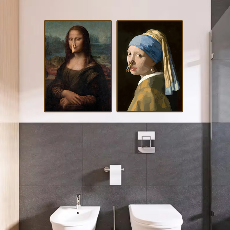 1pc Funny Abstract Bathroom To - огляд і ціна Office Furniture Direct