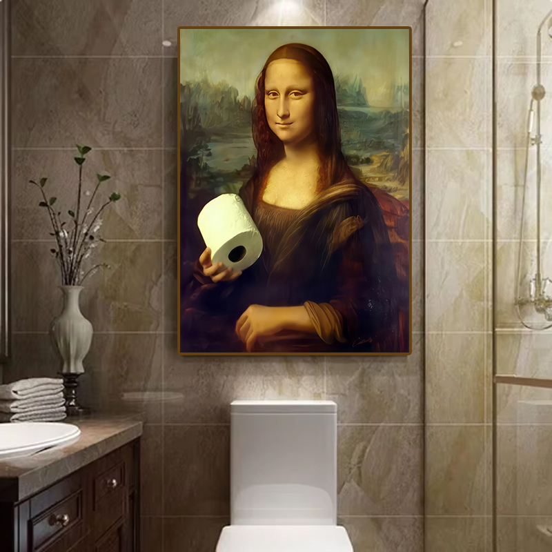 1pc Funny Abstract Bathroom To - огляд і ціна Office Furniture Direct