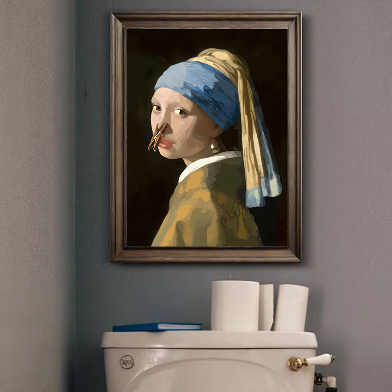 1pc Funny Abstract Bathroom To - огляд і ціна Office Furniture Direct