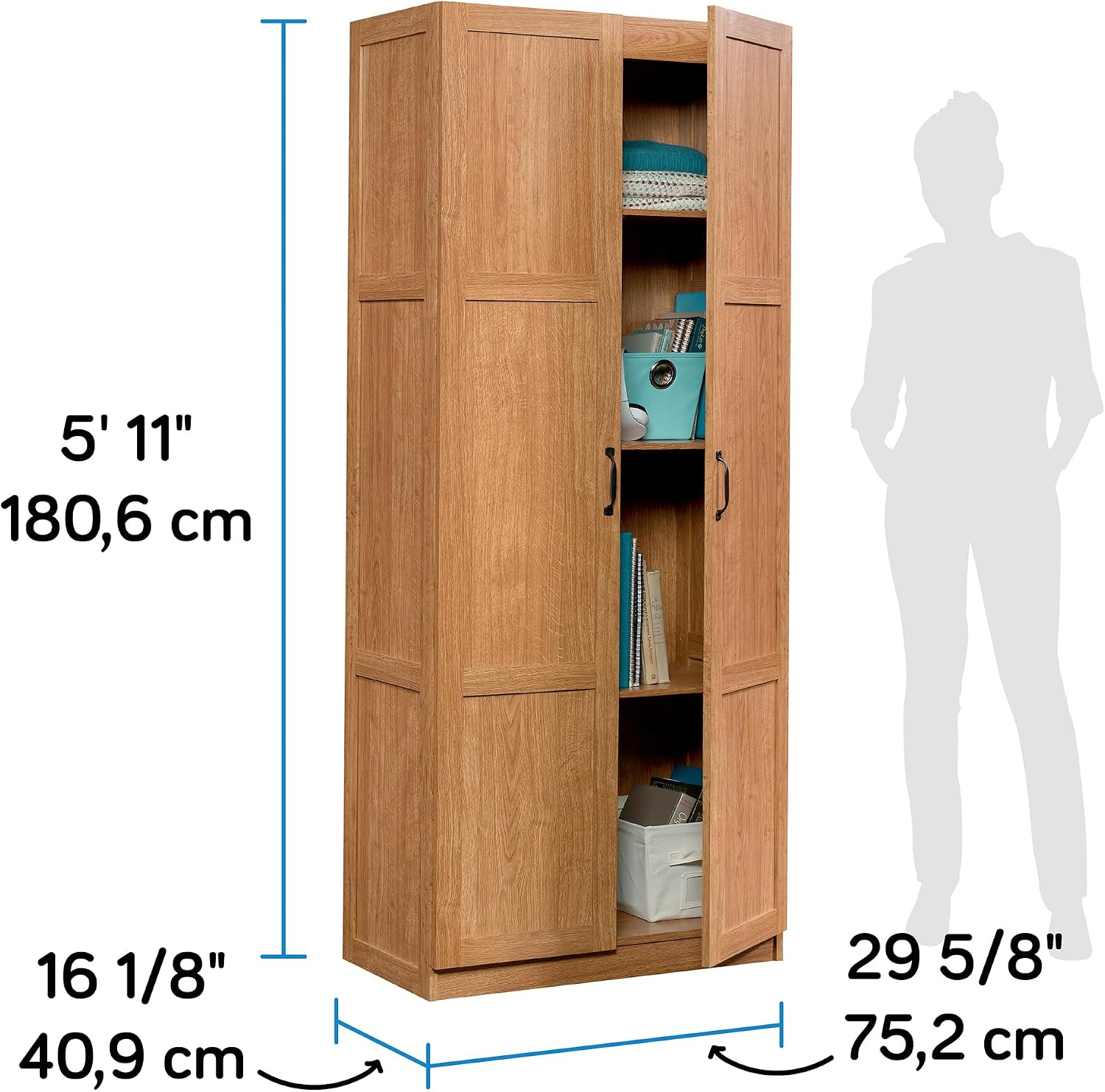 Tall Storage Cabinet, Freestan - огляд і ціна Office Furniture Cabinets