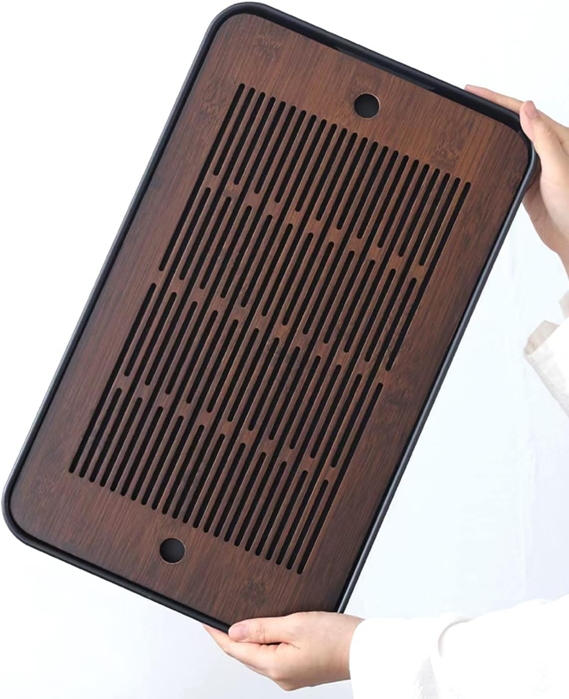 Natural Bamboo Tea Tray with H - огляд і ціна Office Furniture Installation