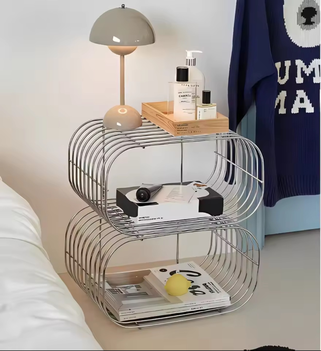 Metal Wall Shelf, Oval Floatin - огляд і ціна Office Furniture Plan